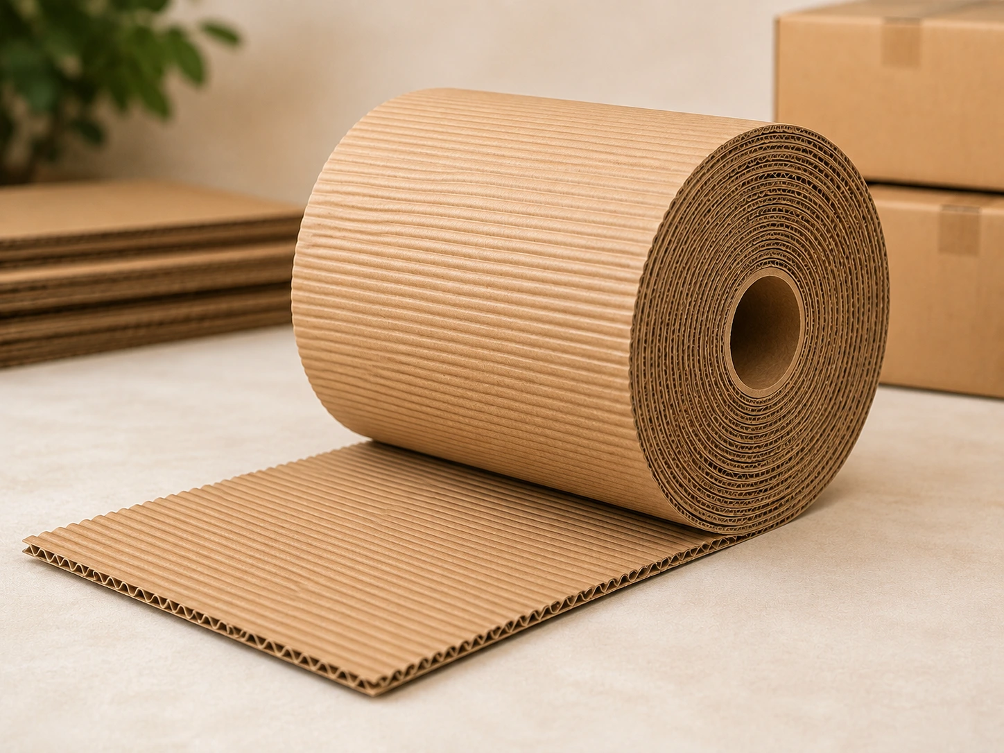2 Ply Corrugated Roll